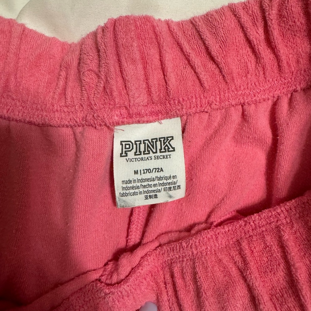 Victoria Secret Pink Sweatpants shorts size Medium - Picture 2 of 2